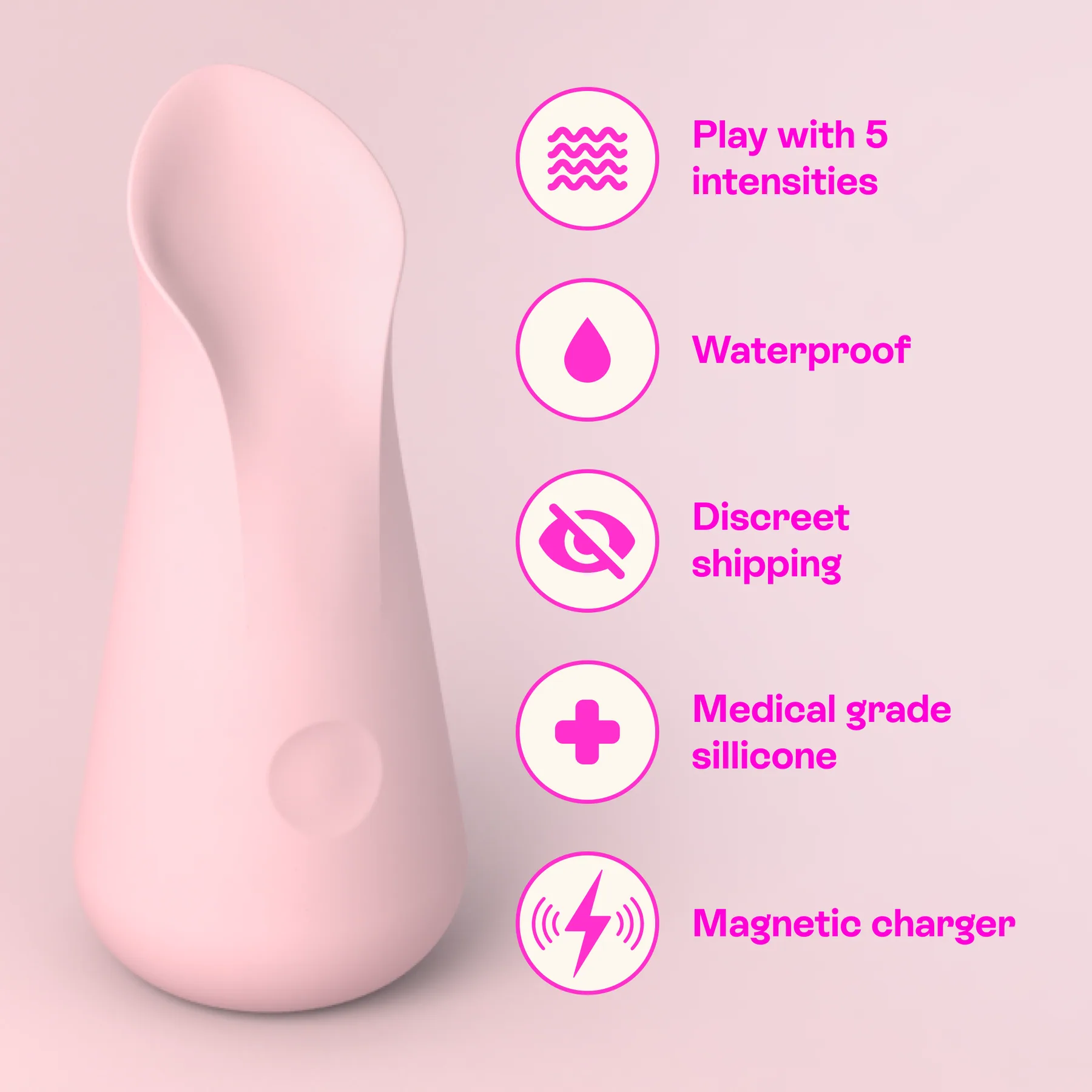 Uno vibrator — detail view